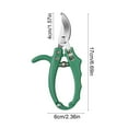 thumbnail image 2 of Stainless Steel Pruning Shears - Ergonomic Gardening Scissors for Tree and Flower Pruning, Grafting Tools with Slip-Proof Handle and Rust-Proof Blade, Ideal for Outdoor and Household Use, 2 of 6