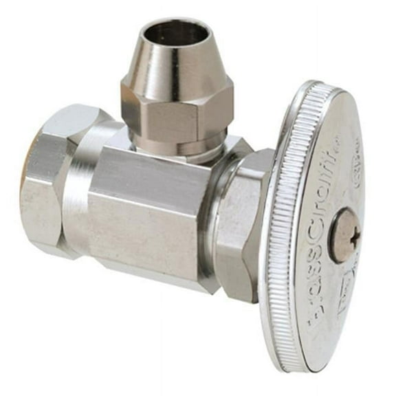 BRASS CRAFT SERVICE PARTS 1/2x3/8FL CHR ANG Valve OFR17X CD