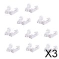 thumbnail image 1 of BELOVING 3X Wire Cable Clips Organizer Buckle Data Line Finishing for Home Office White, 1 of 7