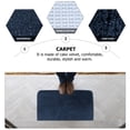 thumbnail image 5 of 1 Pc Crafted Foot Pad Nonslip Entrance Mat Comfortable Door Mat (Navy), 5 of 5