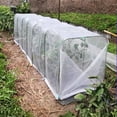 thumbnail image 2 of Greenhouse Plastic Film 6.5 ft x 10 ft Clear Polyethylene Sheeting, Resistant Cover for Garden Hoop House Farming Plant Protector and Cold Weather Clear B, 2 of 4
