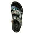thumbnail image 3 of Spring Step L’Artiste Women’s Caiman Hand Painted Leather Slide Sandal, 3 of 7
