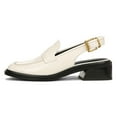 thumbnail image 2 of YDN Women Chic Square Close Toe Slip On Slingback Pumps Chunky Low Heels Loafers Business Dating Dress Shoes Size 8.5 White, 2 of 4