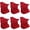 6Pack-Red, variant on 6 Pack Neck Gaiter Mask for Men Women UV Sun Protection Windproof Gator Bandana Face Cover Scarf Cycling Fishing Hiking