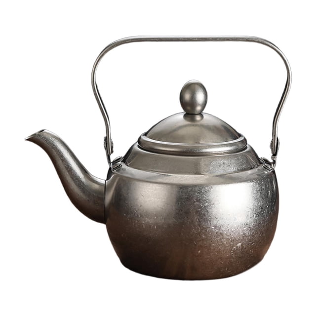 simhoa Stainless Steel Teapot Lifting Handle with Infuser for Hotel Restaurant Home 1.5L