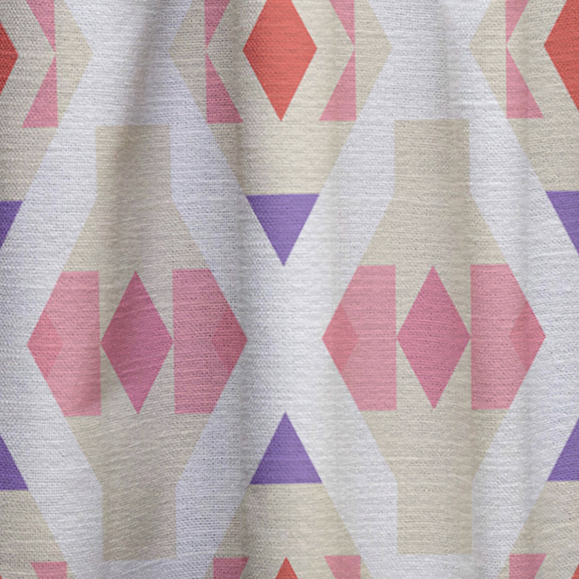Designart 'Retro Triangular Design VII' Mid-Century Modern Curtain Panel