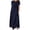 Dark Blue, variant on Women's Midi Dress Casual Round Neck Short Sleeve Shift Comfortable Daily Wear Versatile for Work and Weekend XL Size Sky Blue