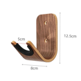 5X Skateboard Wall Mount Wood Skateboard Hanger Holder Rack Display for