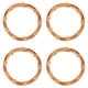 thumbnail image 1 of 4 Piezas Reemplazos de Resolver de Bolsa de Bambú Redondo de Madera Hecho una Mano Bolso Monedero Asas para la ElaboracióN de Bolsos, 1 of 8