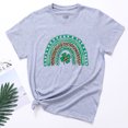 thumbnail image 4 of CEHVOM T-Shirt Col Rond pour Femmes, Manches Courtes, Imprimé, Blouse, 4 of 5