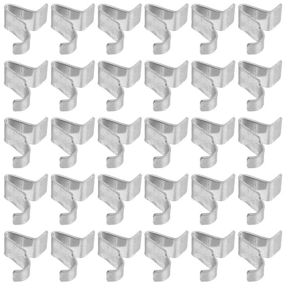 Milisten Metal Cabinet Shelf Support Clips, Silver, for Easy Installation and Durable Use