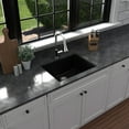 thumbnail image 4 of Karran Usa QU-820-BI-PK1 Quartz Qu 24-3/8" Undermount Single Basin Quartz Composite, 4 of 5