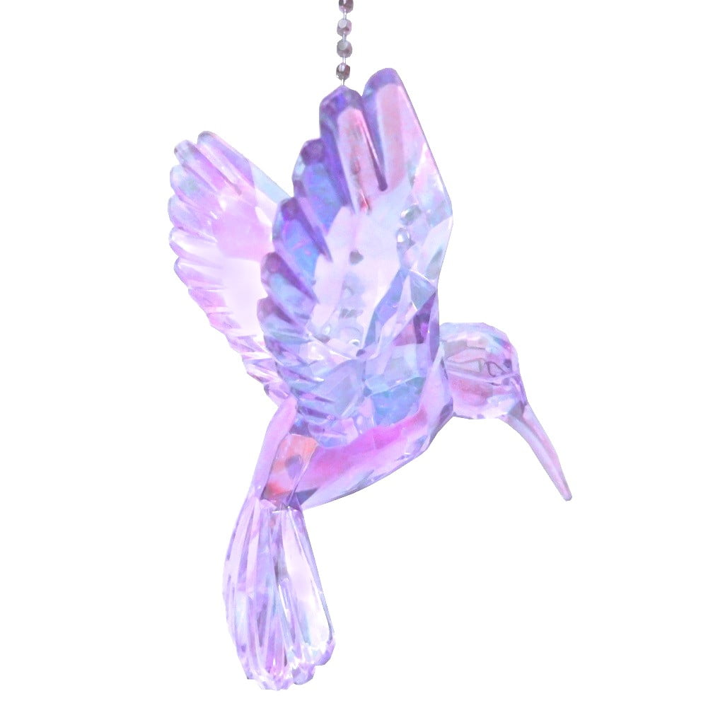 Acrylic Hummingbird Ceiling Fan Pull Light Chain Ornament