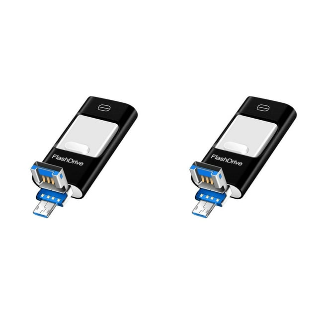 2X Memoria USB para Teléfono, Memoria Flash para Teléfono, Tableta, Android, Computadora, Portátil y PC de 128 GB.