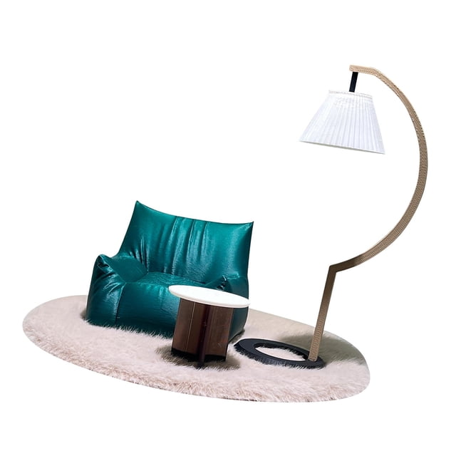 Juego de muebles para casa de muñecas a escala 1/12, accesorios para casa de muñecas, juego de simulación creativo, mini sofá, lámpara de pie, mesa de