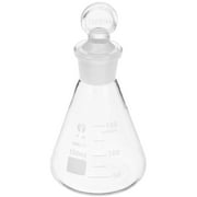 Erlenmeyer Flask for Laboratory Experiment Supplies with Stopper Narrow Mouth Aldult Glass