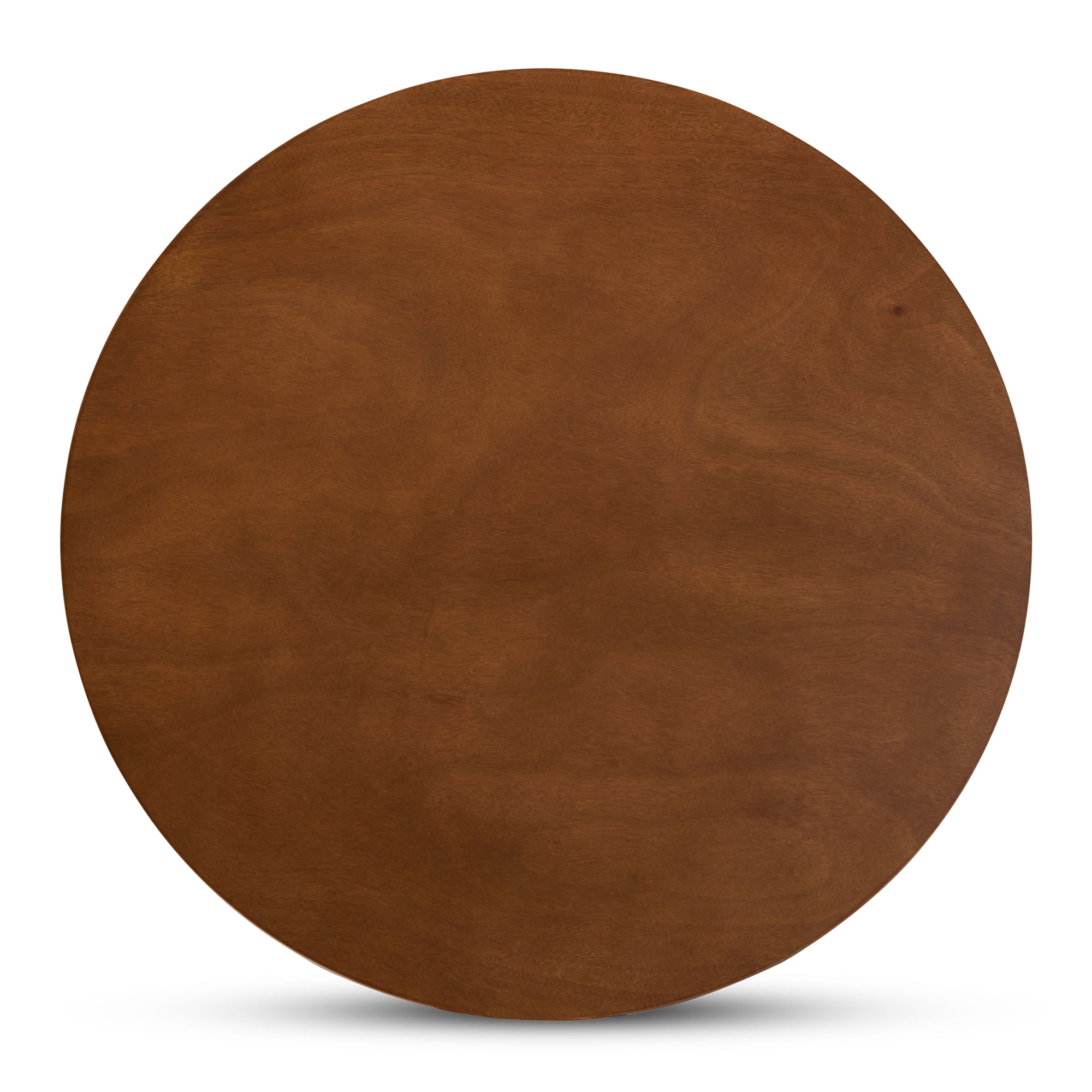 Baxton Studio Kenji Walnut Brown Finished 34-Inch-Wide Round Wood Dining Table