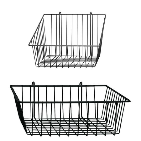 GridWall and Wire Grid Baskets Bundle - 4 Baskets Included