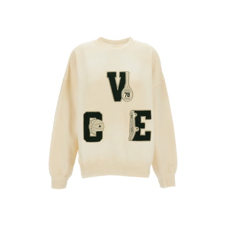 Golden Goose Boxy Fit Crewneck Sweatshirt With Vintage Treatment (Women s)