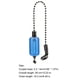 thumbnail image 3 of Alarma de pesca Bobina de metal Swingers sin luz para pesca con caña (azul), 3 of 4
