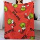 thumbnail image 4 of Manta de tela de superficie vertical súper suave de varios tamaños de Grinch, acogedora y cálida, adecuada para cama, sofá, campamento, viajes, para todas las estaciones, liviana y compacta de 50 x, 4 of 8