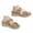 B Beige, variant on Women's Surff Art-Webbing Back-Strap Sandal Wedge Sandals Open Toe Casual Platform Sandals