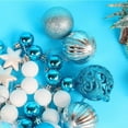 thumbnail image 4 of Christmas Ball Decoration Christmas Tree Decoration Shatterproof Christmas Tree Decoration Lanyard Multicolor Party Decoration Ornament Ball Decoration Pendant, 4 of 5
