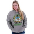 thumbnail image 4 of St Paddys Feeling Lucky Tootsie Owl Hoodie Sweatshirt Women Men Brisco Brands S, 4 of 6