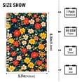 thumbnail image 2 of FORMRS 1-Subject Spiral Notebook 8" x 5" College Ruled 60 Refillable Sheet A5 Hard Cover, Vibrant Flowers, 2 of 7