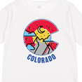 thumbnail image 4 of Inktastic Colorado Mountain Scene with Clouds and Moon Boys or Girls Long Sleeve Toddler T-Shirt, 4 of 5