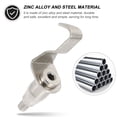 thumbnail image 3 of OULII 10Pcs Wire Rope Hooks for Hanging Pictures Cold Rolled Steel Simple Design Home and Office, 3 of 7