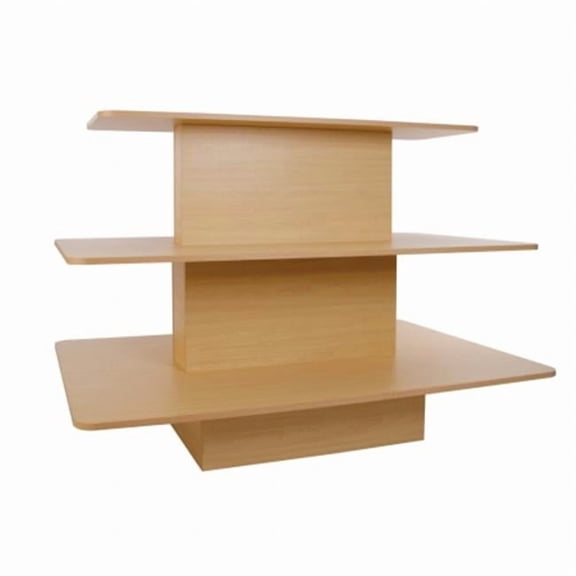 Econoco WD3RTMP 3-Tier Melamine Rectangular Table