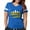 Royal Blue, variant on CafePress - We Support Ukraine T Shirt - Womens Football Shirt