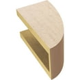 thumbnail image 6 of 5"W x 5"D x 10"H Wide Durham Rough Cedar Woodgrain TimberThane Corbel, Primed Tan, 6 of 6