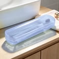 thumbnail image 6 of 1PC Plastic Toothbrush Travel Case, Lightweight Portable Toothbrush & Toothpaste Holder for Travel, Business Trips, Gym and Home Use, 6 of 8
