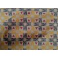 thumbnail image 4 of oneOone Cotton Poplin Fabric Check & Triangle Ikat Decor Fabric Printed BTY 56 Inch Wide, 4 of 4