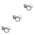 thumbnail image 1 of yingyy Chic Bow Ring Phone Ring Holder Stand Mobile Kickstand Desk Table Ring Stand Silver 3Set, 1 of 6