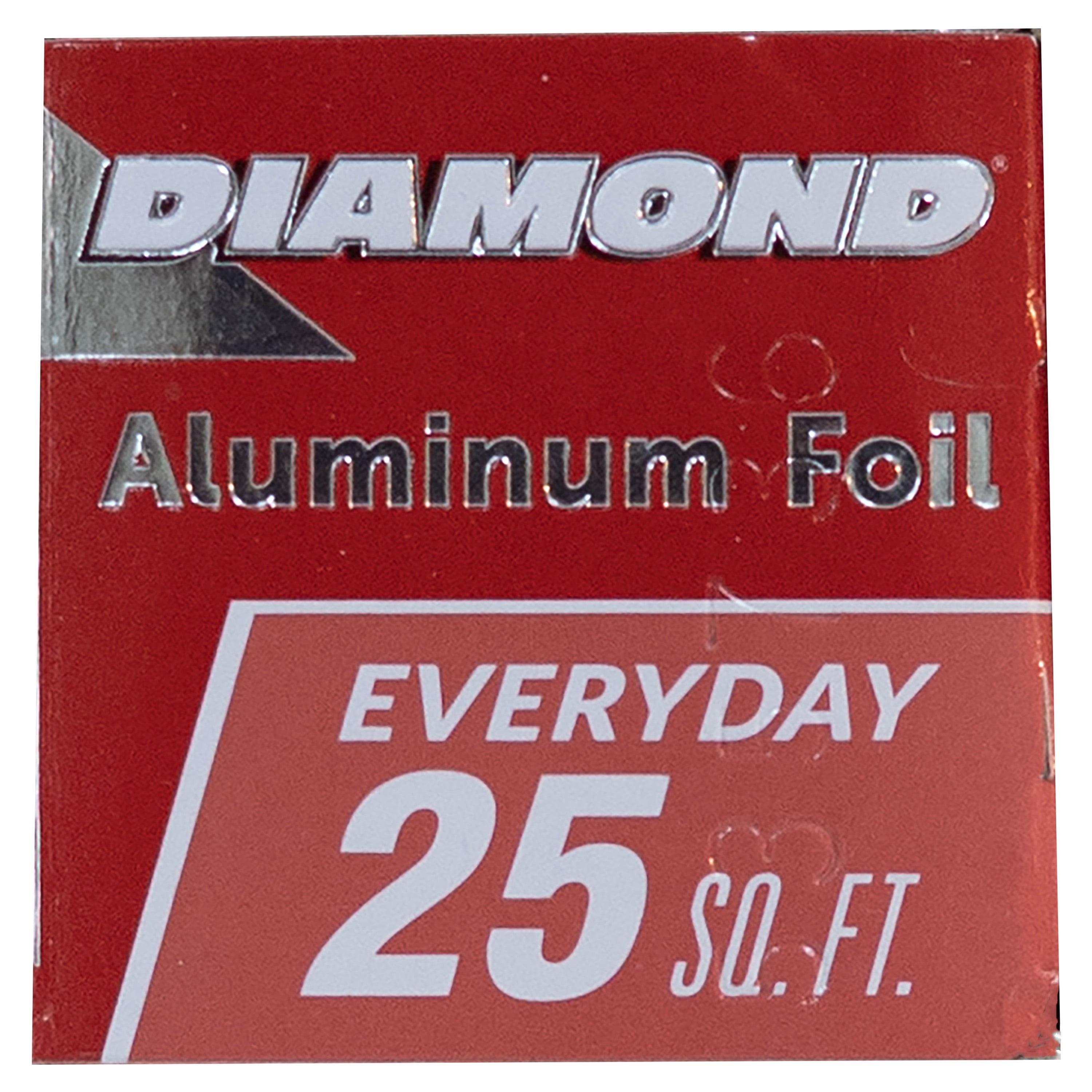 Diamond Aluminum Foil Wrap - Strong, Durable and Flexible - 25 Sq Ft