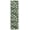 Dark Green/Ivory, variant on SAFAVIEH Courtyard Trena Fishes Indoor/Outdoor Area Rug, Black/Beige, 10' x 14'