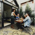 thumbnail image 2 of Flatweave Patio Rug - Dahlia, 94" x 79", 2 of 2