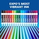 thumbnail image 3 of EXPO Low-Odor Dry Erase Markers, Chisel Tip, Assorted Colors, 36 Pack, 3 of 7