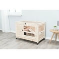 thumbnail image 2 of TRIXIE Mobile Indoor 1-Story Wooden Small Animal Cage with Wheels & Pull-Out Tray, Brown, 2 of 7