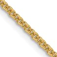 thumbnail image 1 of Collier Chaîne Torsadée Ronde en Or Jaune 14k 1,6mm avec Pendentif Charme, 1 of 7