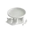 thumbnail image 2 of Organizador de bandeja de joyería para gatos minimalista - Adorable portabol y collar para la cómoda y el tocador de la figurita de gato mentiroso, 2 of 6
