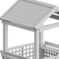 Picture of COCLUB Kids Outdoor Playhouse, Wooden Playhouse with Play Kitchen ...