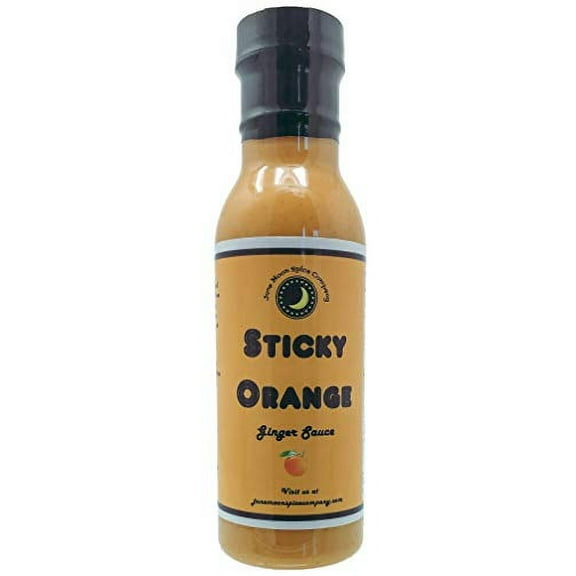 June Moon Spice Company's Sticky Orange Ginger Dipping Sauce | Premium | 12 fl. oz. Flavor Lock Bottle