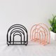 thumbnail image 5 of Nvzi 2 servilleteros de metal de diseño simple, verticales y decorativos para la mesa de la cocina, dorados., 5 of 5