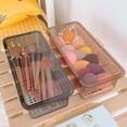 thumbnail image 1 of Makeup Sponge Organizer Dust-proof Stackable PP Plastic Makeup Organizer Box for Bedroom, 1 of 7