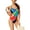 Multicolor, variant on Nautica Womens Cross Back One Piece Swimsuit (Into the Jungle,S)