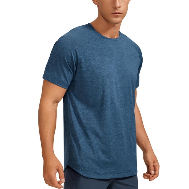 Camiseta CRZ YOGA ligera de manga corta para hombre azul XL